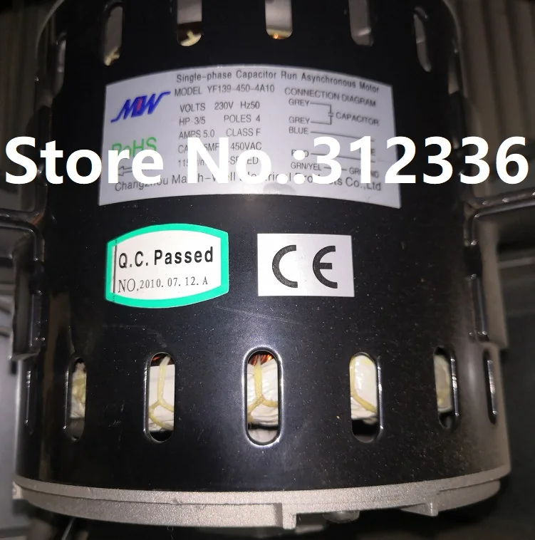Быстрая доставка косить YF139 450 4A10 230V 50Hz 4 полюсный автоматический однофазный