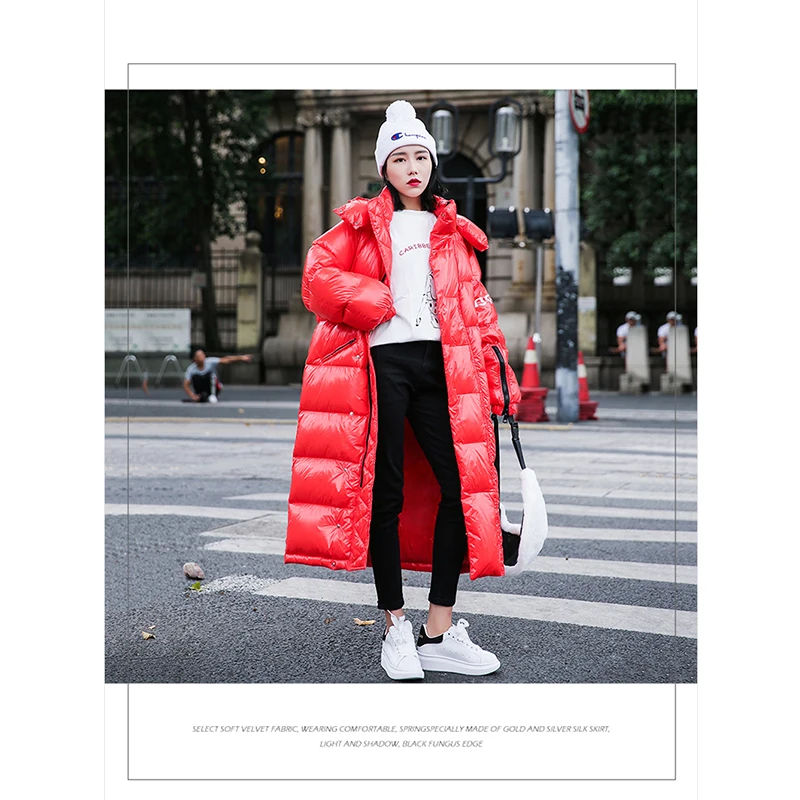 

2019 Coat Jacket Winter Women's Hooded Warm Parkas Bio Fluff Parka Coat Hight Quality Female New Winter Collection Hot AA-525