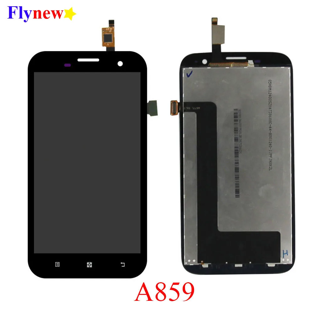 ЖК дисплей для Lenovo A859 полная панель тачскрин дигитайзер датчик стекло в сборе