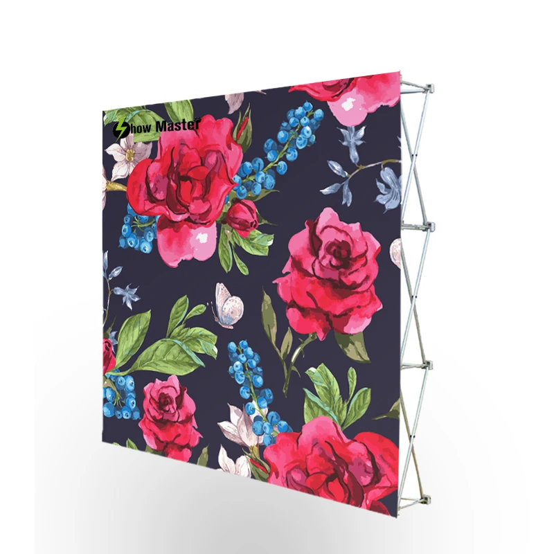 Выставочная стенда портативная Натяжная ткань всплывающий баннер стенд