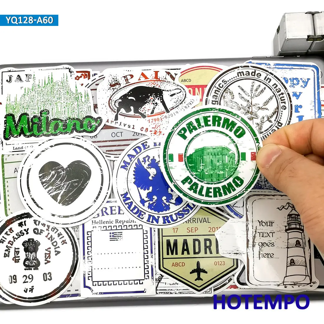 Наклейки для ноутбука чемодана гитары скейтборда велосипеда автомобиля 60