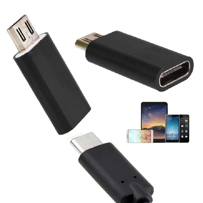 USB 3.1 Type C Female to Micro Male Data Adapter Converter Connector USB-C Usb Cell Phone Accessories | Мобильные телефоны и