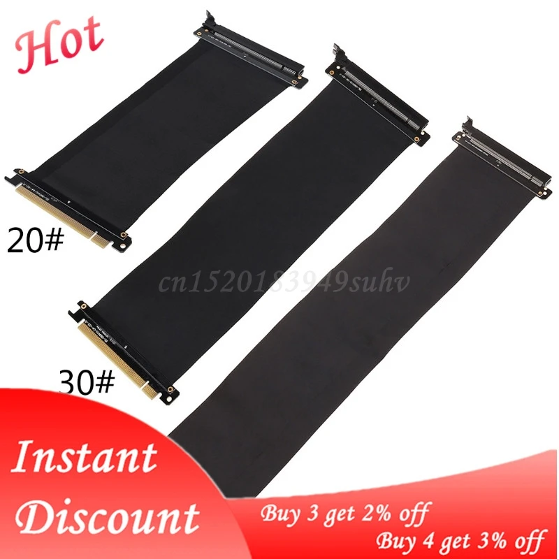 Высокоскоростные видеокарты для ПК PCI Express соединительный кабель Riser Card PCI-E X16 3 0