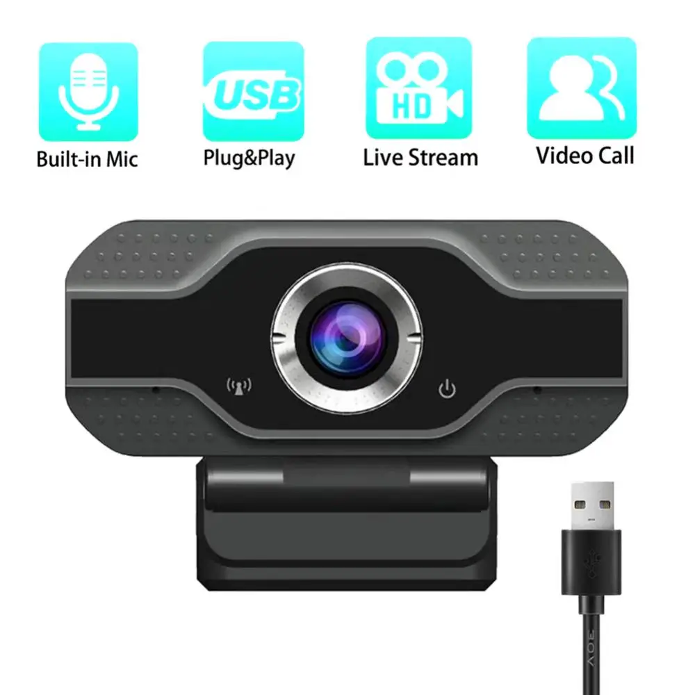 

1080P Autofocus Webcam with Microphone for Computer Laptop Live Video Conference