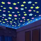 10050 шт наклейки на стену 3D светящиеся звезды в темное время суток; Блестящие светящиеся наклейки на стену декор для детских комнат наклейки вечерние домашний декор