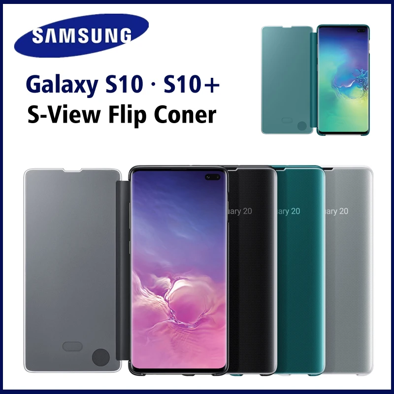 

Оригинал, Samsung, S10 Plus Galaxy G9700 зеркальная пленка для экрана с четким изображением чехол для телефона для S10 SM-G970F 100% оригинальный рауза Тонкий фл...
