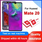 100% протестированный 6,53 ''сменный дисплей для Huawei Mate 20 ЖК сенсорный экран дигитайзер в сборе для HMA-L29 L09 LX9 AL00 TL00