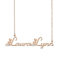 lauralynn name necklace custom name necklace for women girls best friends birthday wedding christmas mother days gift