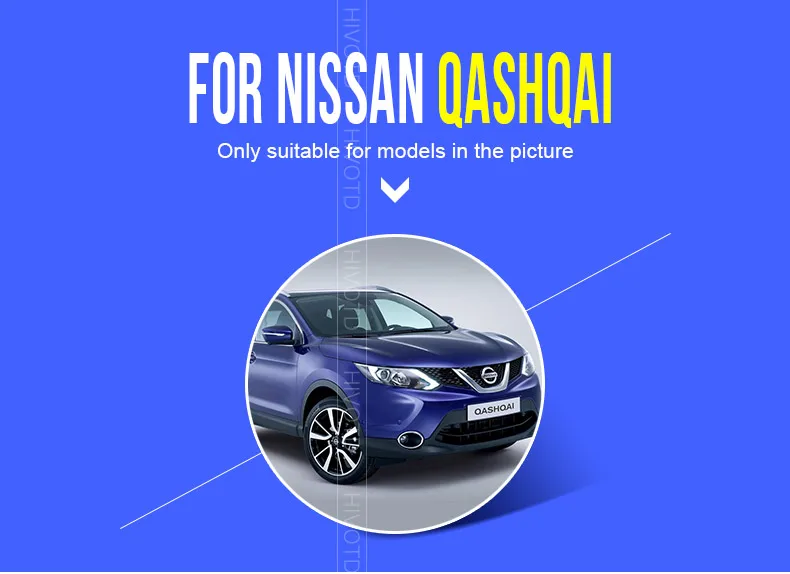Hivotd для Nissan Qashqai Dualis автомобильные коврики из искусственной кожи коврик для ног анти-грязный водонепроницаемый Интерьер Литье аксессуары,автотовары аксессуары для авто