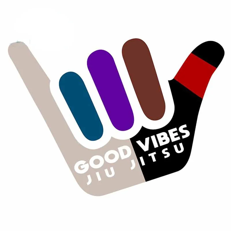 

Наклейки на автомобиль Good Vibes Jiu Jitsu, водостойкие, с защитой от царапин