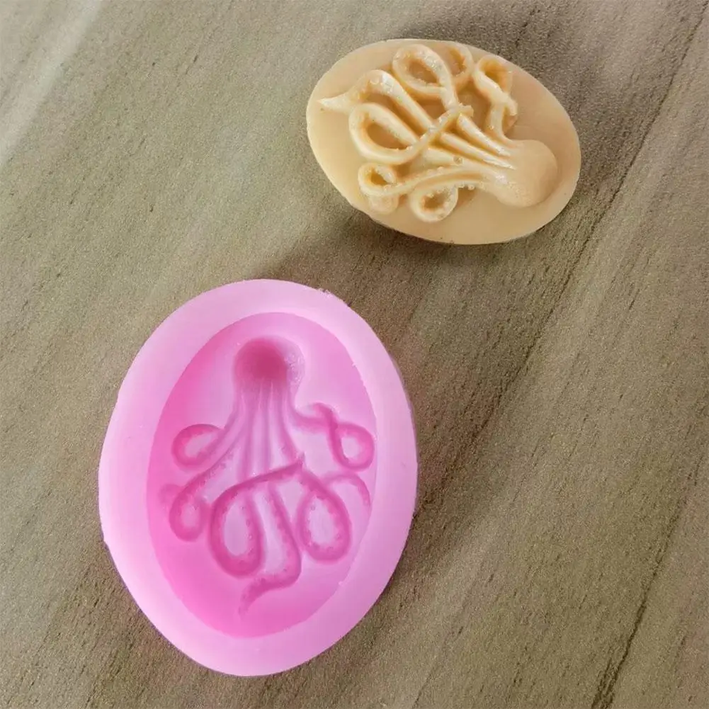 Гаджеты формы для помадки форма в виде осьминога силиконовая Полимерная глина