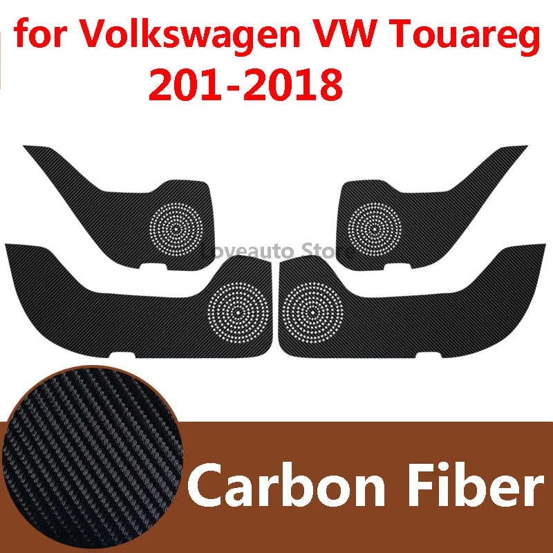 

for Volkswagen VW Touareg 2018 2017 2016 Leather Door Anti Kick Protector Pad Door Plank Mat Cover Sticker Accessorie 2011-2015