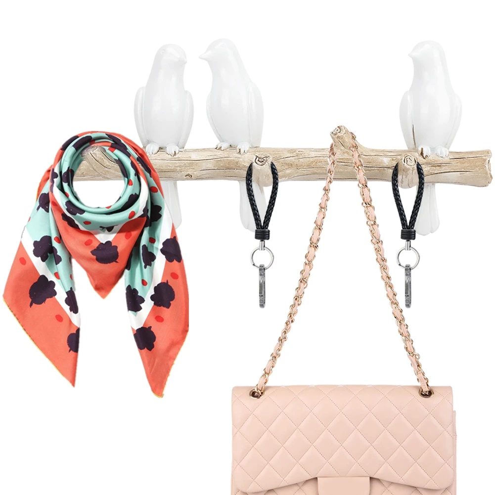 Птица Форма украшения дома и шапочки для детей сумка настенное крепление крючок