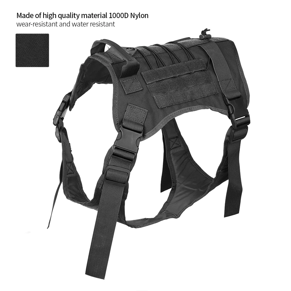 Новый нейлоновый тактический жилет для собак тренировочный удобный Военный