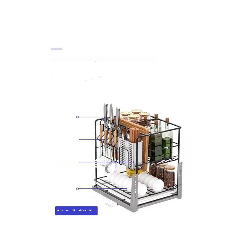 Cestas Para Organizar Pantries Cocina Organizador органайзер для кухни из нержавеющей стали Cozinha