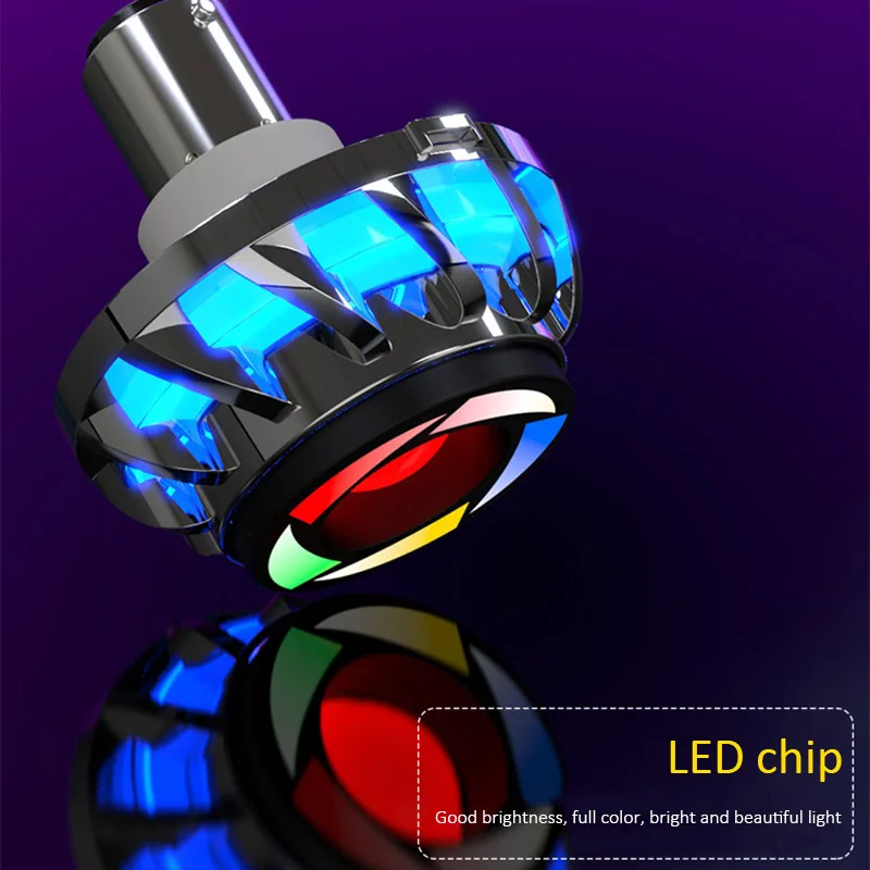 Задний фонарь Angel Eye для мотоцикла универсальный мигающий стоп-светильник