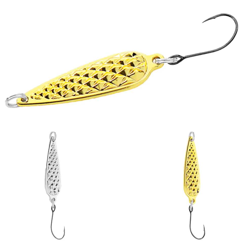 

1,1 г/2,2 г, Тонущая блёстка, приманка в виде ложки, искусственные металлические рыболовные приманки, жесткая металлическая приманка, рыболовн...