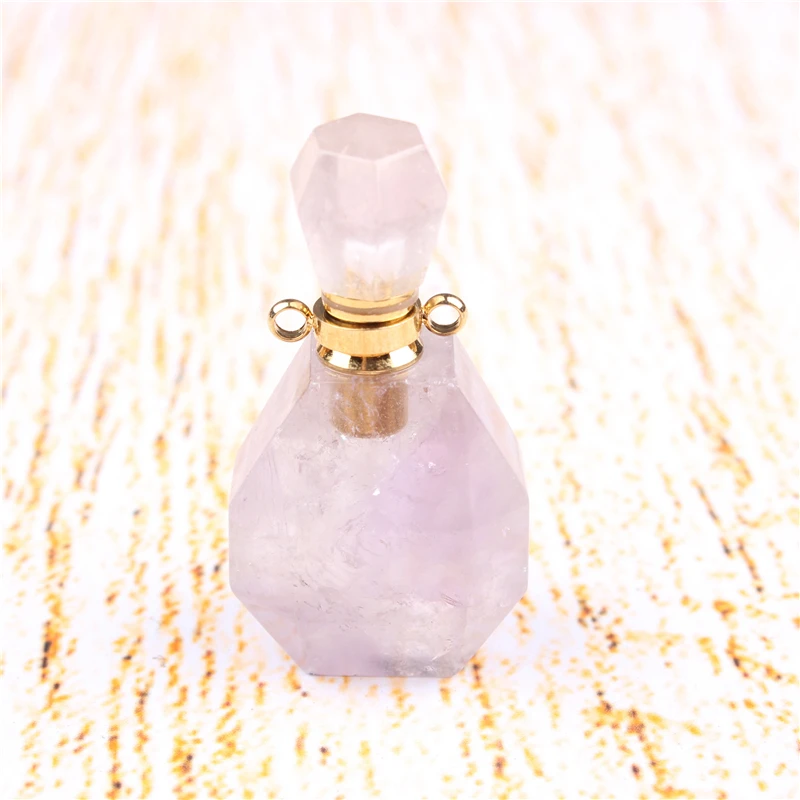 Розовый Фиолетовый Кристалл Мини флакон духов 3 мл портативный дорожный