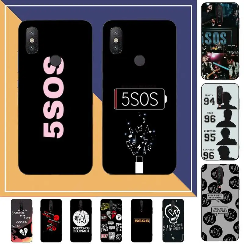 TOPLBPCS 5SOS 5 секунд лета телефон для RedMi note 7 8 9 6 4 X pro 8T 5A|Бамперы| |