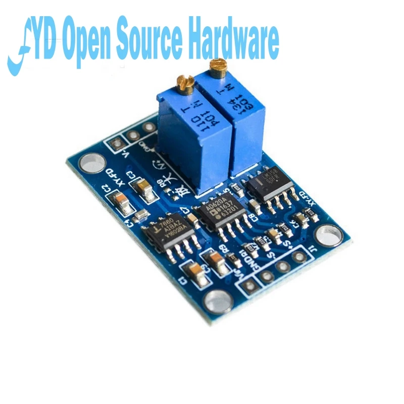 AD620 микровольт мВ усилитель напряжения сигнала контрольно измерительная