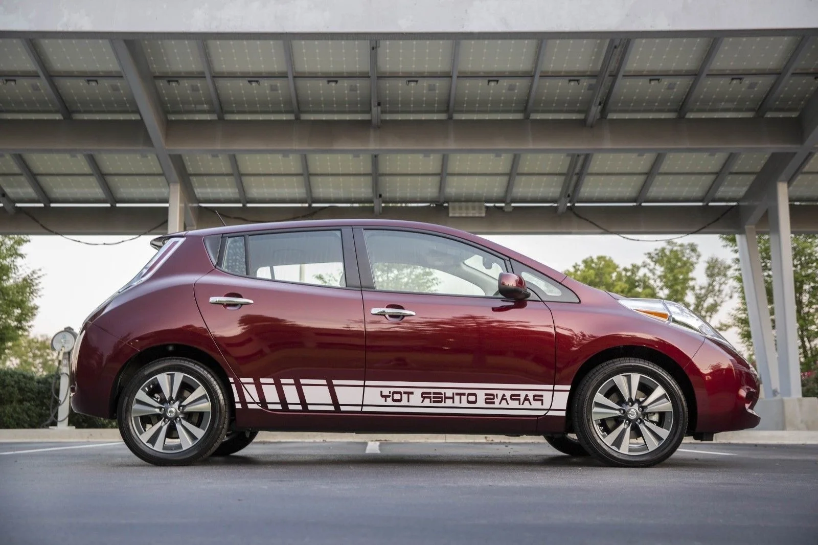 

For 2X Multiple Color Graphics PAPA'S OTHER TOY Car Racing Vinyl Decal Sticker