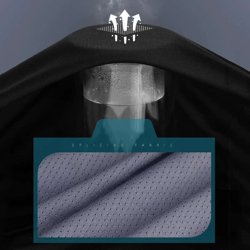 Компрессионная майка с длинным рукавом мужская быстросохнущая футболка для