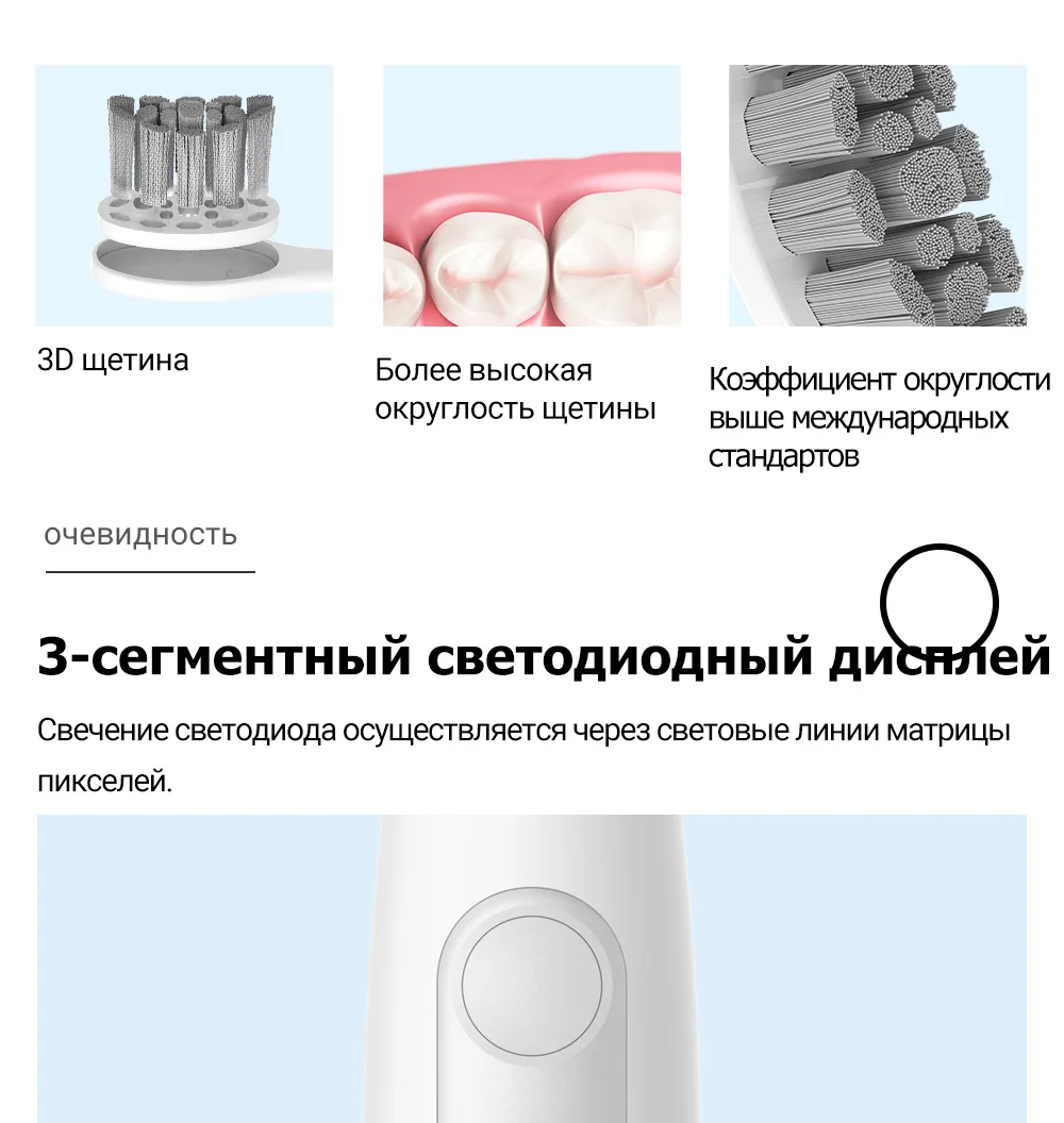 Новая глобальная версия Oclean Z1 sonic электрическая зубная щетка для взрослых IPX7 Водонепроницаемая ультра звуковая автоматическая щетка для быстрой зарядки