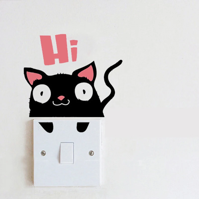 Наклейки мультяшная панда украшение дома настенные декоративные наклейки на