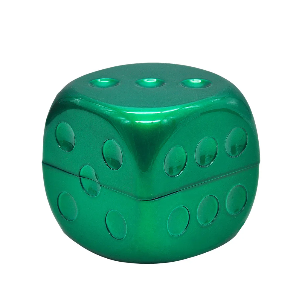 smoke grinder dice plastic cigarette sharp tooth color shape | Дом и сад
