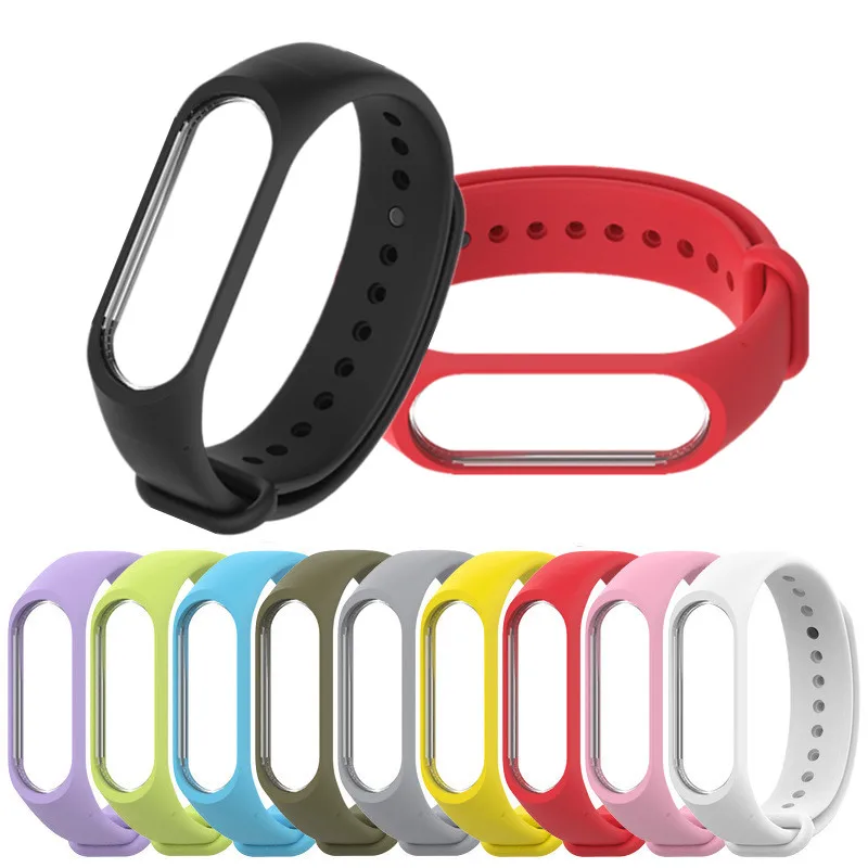 Браслет для Xiaomi Mi Band 4 3 спортивный ремешок часы силиконовый ремешок для xiaomi mi band 3 4 аксессуары Miband 3 4 ремешок