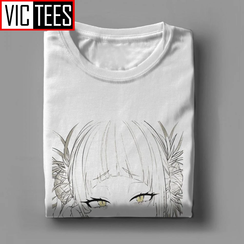 Химико Тога Досуг My hero Academy футболка мужская с коротким рукавом Одежда тройники