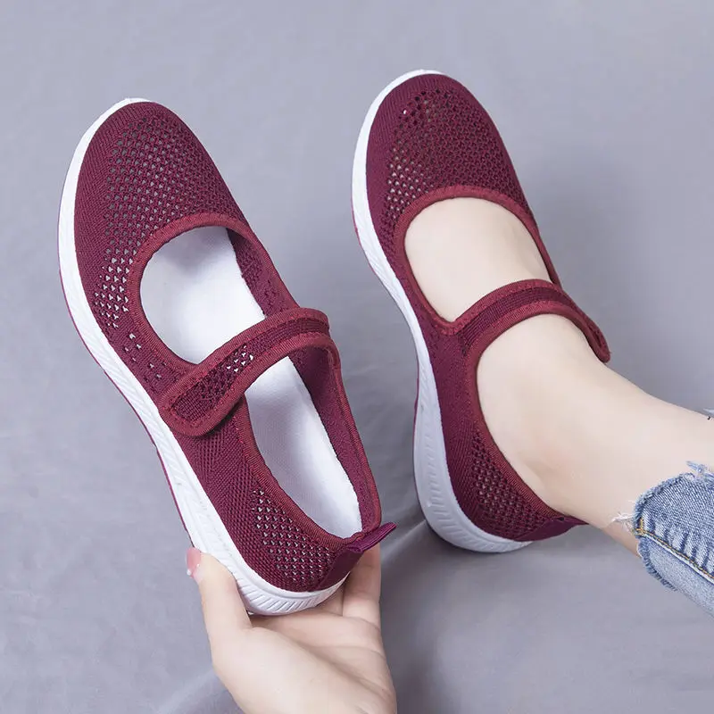 2021 Women Running Shoes Mesh Sneakers Lady Breathable Soft Light Gym Shoes Female Walking Jogging Shoes Basket Femme