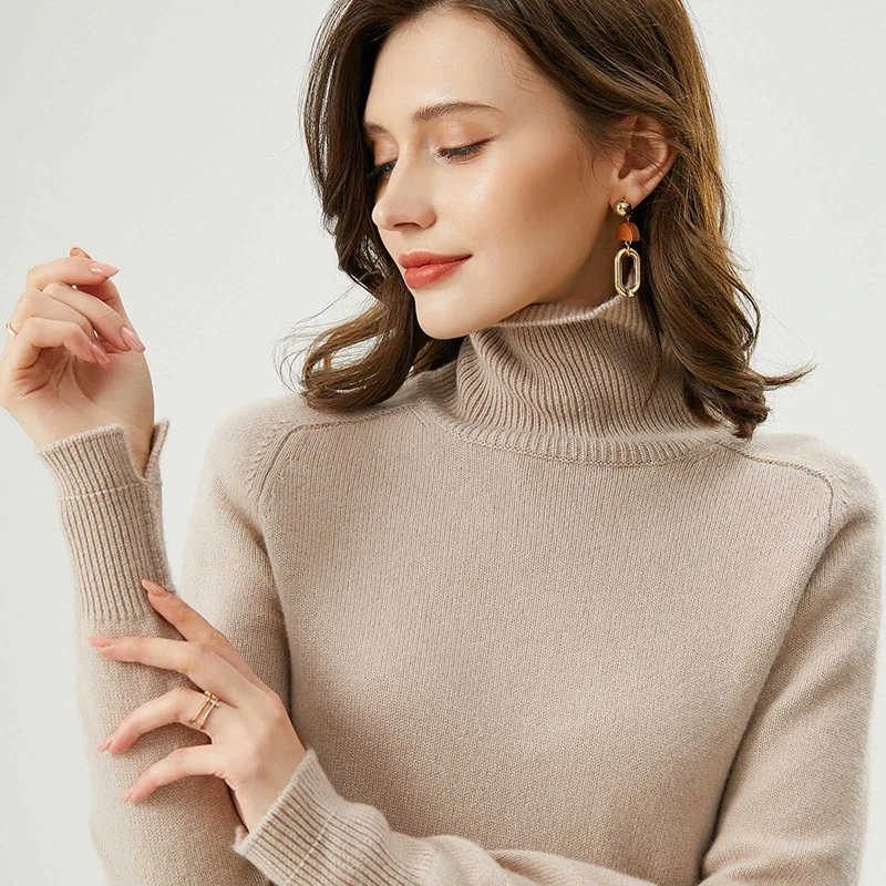 Пуловер женский кашемировый Осень-Зима 100% | Женская одежда