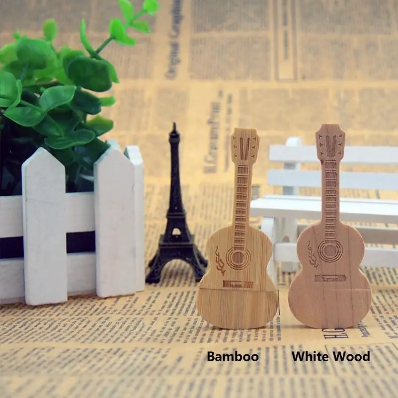 Новая горячая распродажа деревянный Гитары карту флэш памяти с интерфейсом usb