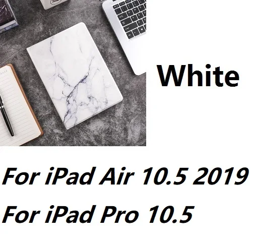 For iPad 10.5 W Жесткий мраморный защитный чехол для iPad Air12 Mini12345 iPad234 iPad 9,7 дюймов Air Pro 10,5 iPad 10,2 - Цвет: For iPad 10.5 W