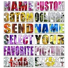 Полная квадратная Алмазная Вышивка Фото буква имя под заказ Круглые Искусственные цветы DIY алмазная живопись вышивка крестиком пион