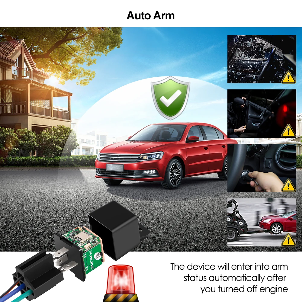 GPS автомобиль последняя версия MV730 часы с системой слежения реле скрытый дизайн