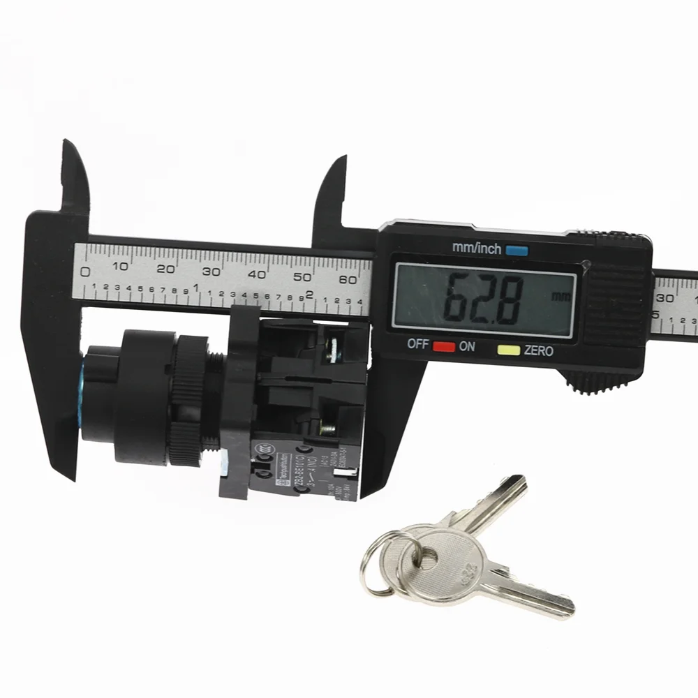 1 шт. переключатель клавиш с замком поворотный ручка переключателя 3 положения № +