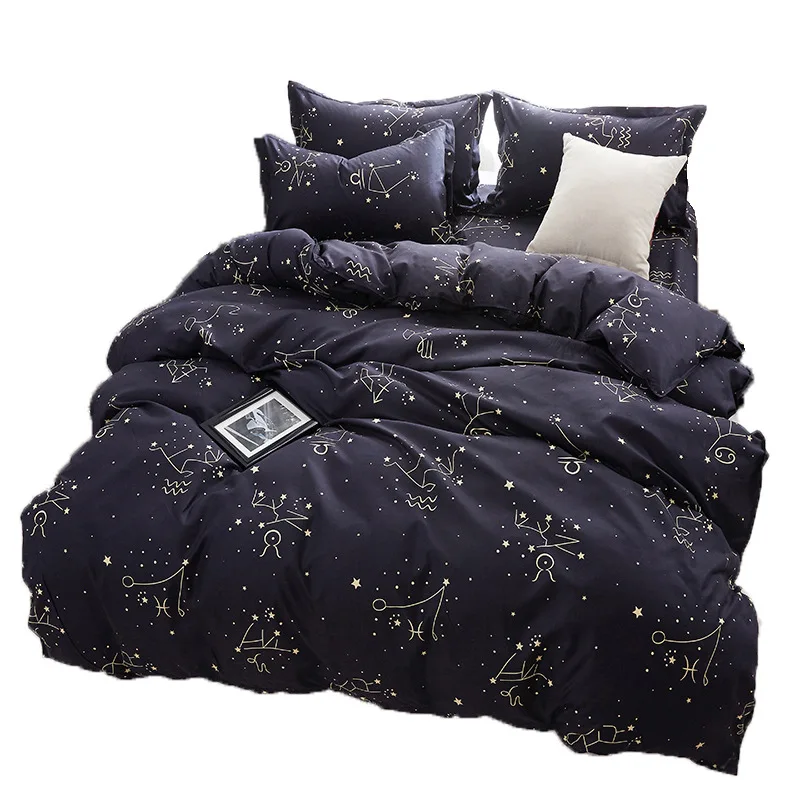 Комплект постельного белья высокого качества из 4 предметов зимний комплект