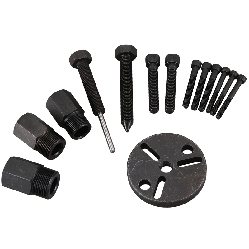 14-Piece Compressor Disassembly Tool Suction Cup Puller Clutch Pump Head Remover Car Air Conditioning Repair |