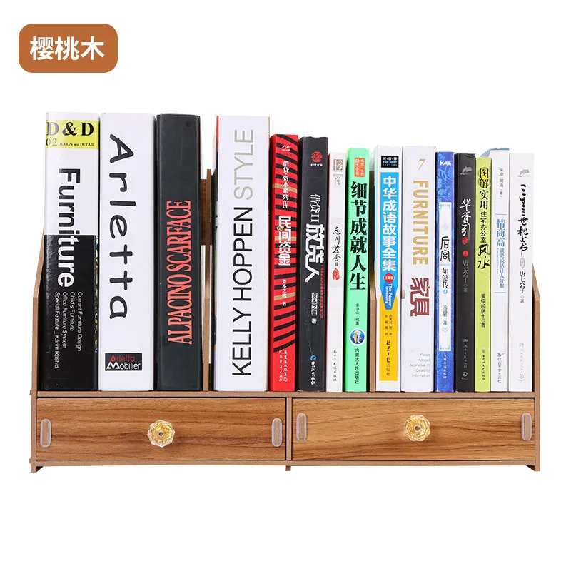 Простые настольные книжные полки для студентов используют детскую настольную