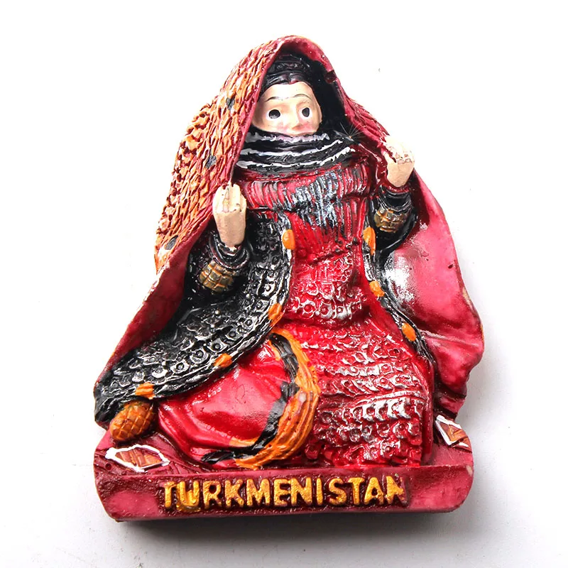 Креативные знаменитые туркеменские резиновые наклейки на холодильник магнитные