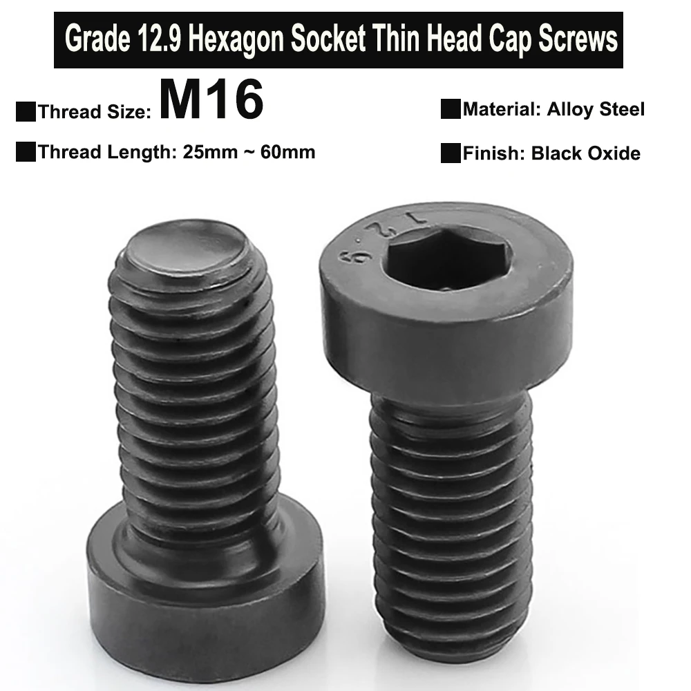 Винты С шестигранным отверстием из легированной стали марки 12 9 1 шт. 16x25 мм ~ 60 с