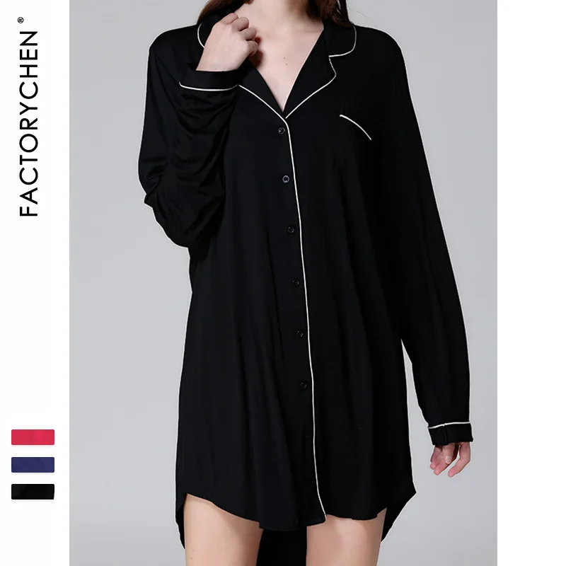 Женское пикантное свободное платье с V образным вырезом и длинными рукавами из