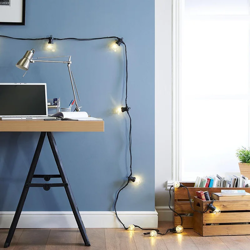 G50 глобальная цепочка освещения 10 огней 20 можно подключить к наружному