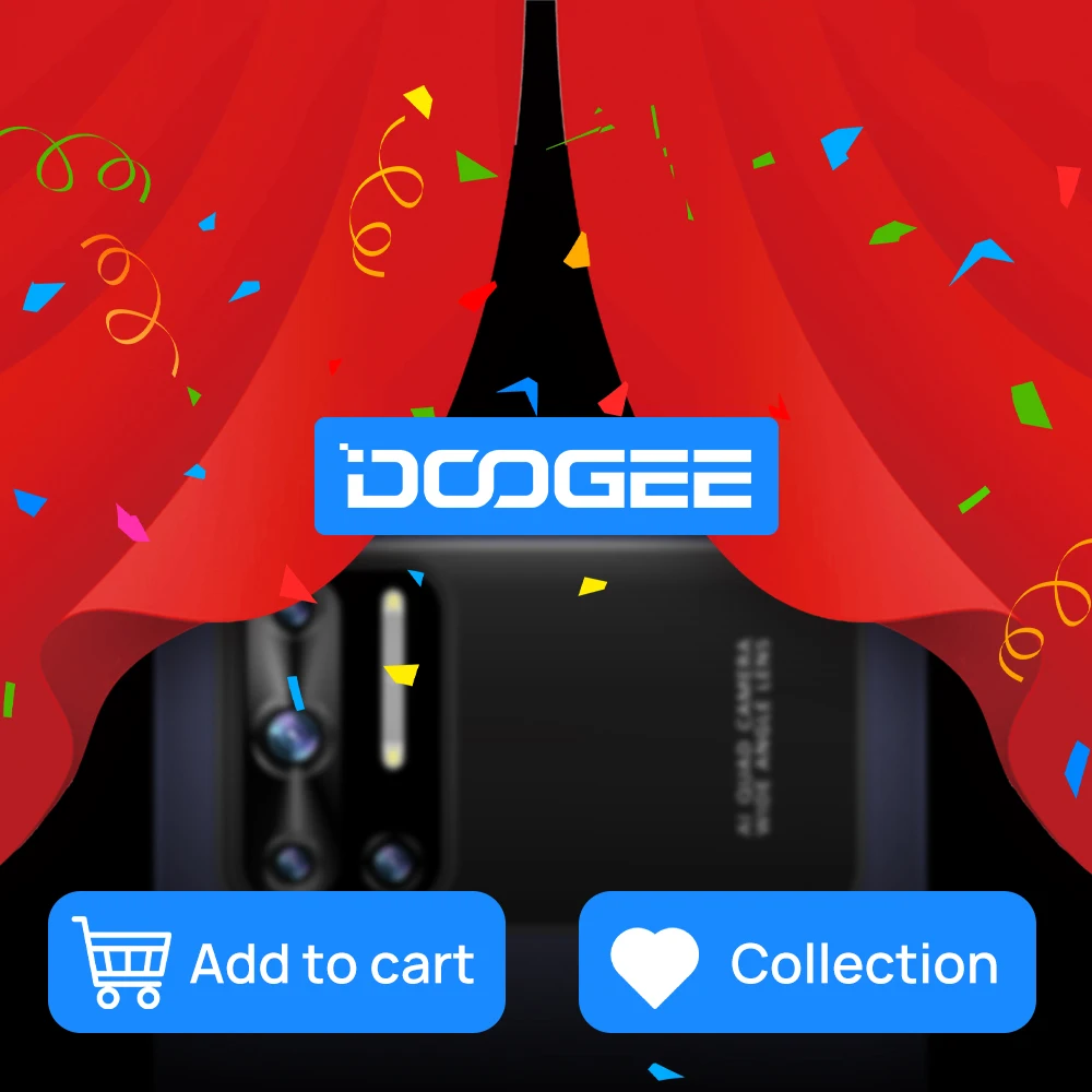 Смартфон DOOGEE, ведущий в мире, скоро! Телефон DOOGEE, добавьте в корзину и список желаний, мобильные телефоны