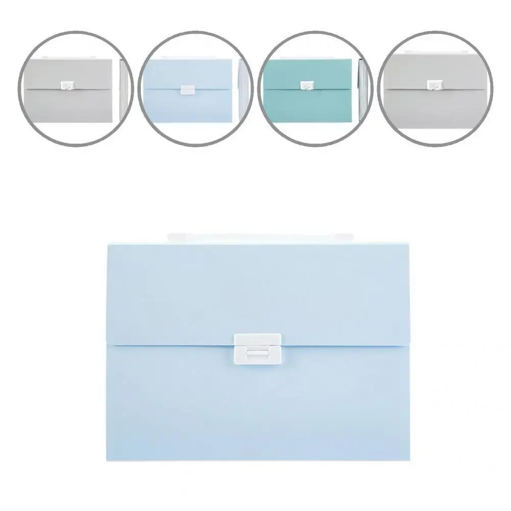 

13 Grids File Storage Bag Useful Portable Expanding Files Organizer Anti-deformed Long-lasting Files Organizer