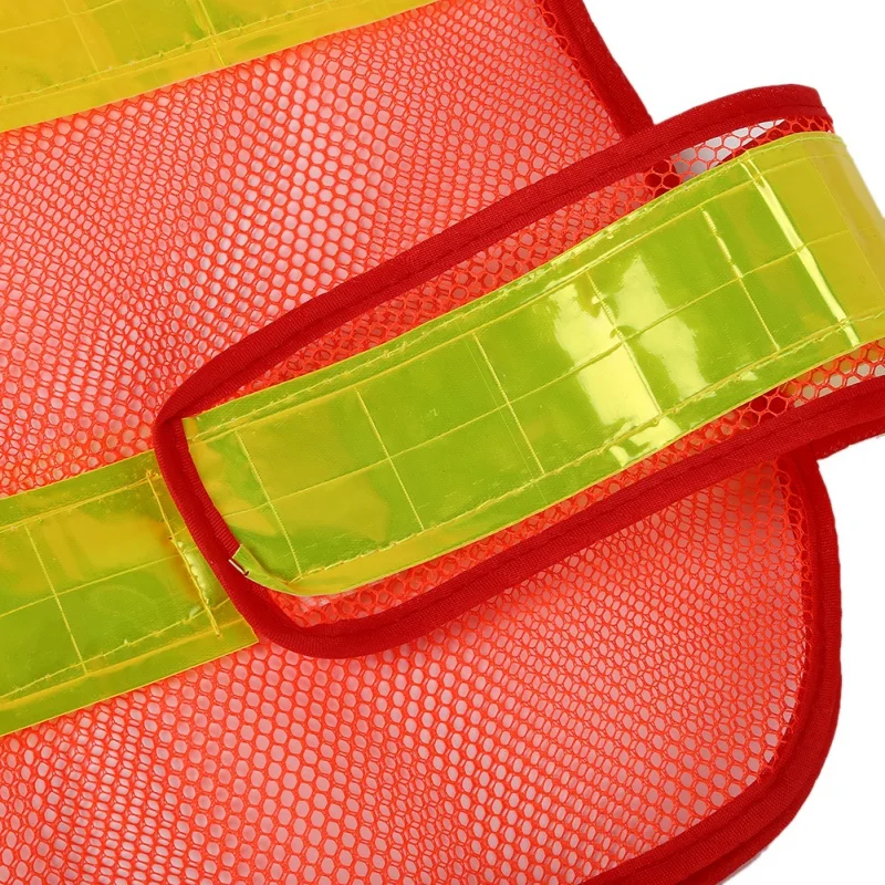 Светоотражающий жилет размера плюс Mesh светоотражающая рабочая одежда