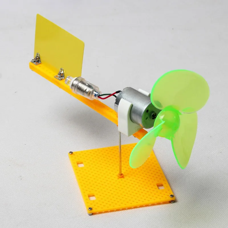 Миниатюрная модель ветряной турбины наборы сделай сам микро-генератор двигатель