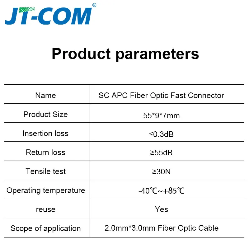 Совершенно новый волоконно оптический Быстрый Соединитель FTTH SC APC Одномодовый SM